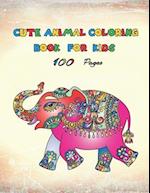 Cute Animal Coloring Book For Kids