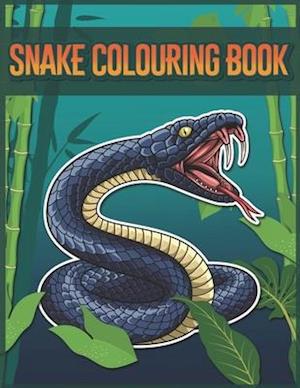 Snake Colouring Book: 30 Snakes colouring pages for kids