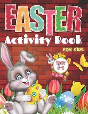 Easter Activity Book For Kids Ages 4-8