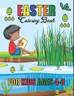 Easter Coloring Book For Kids Ages 4-8: 50 Cute Unique and High-Quality Coloring Pages for Boys and Girls | Eggs, Bunny And Easter Chicken easter | ea