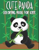 Cute Panda Coloring Book For Kids