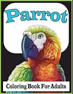 Parrot Coloring Book For Adults