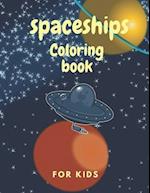 spaceships coloring book for kids