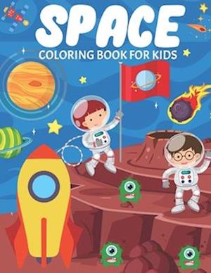 Space Coloring Book For Kids