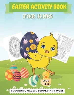 Easter Activity Book For Kids Age 4-8