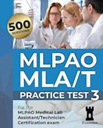 MLPAO MLA/T Certification Exam: Practice Test 3 