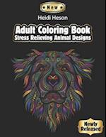 Adult Coloring Book: Stress Relieving Animal Designs | Adult Coloring Book Featuring Beautiful Forest Animals, Birds, Plants and Wildlife for Relaxati