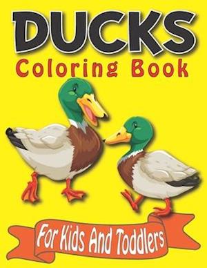 Ducks Coloring Book For Kids And Toddlers
