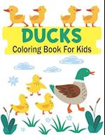 Ducks Coloring Book For Kids