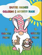 Easter Gnomes Coloring and Activity Book