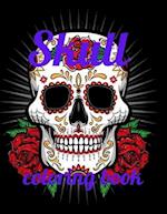 Skull coloring book: A Coloring Book of 35 Unique skull Coe Stress relief Book Designs Paperback 