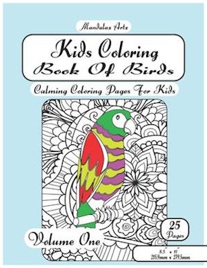 Kids Coloring Book Of Birds Volume One