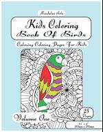 Kids Coloring Book Of Birds Volume One