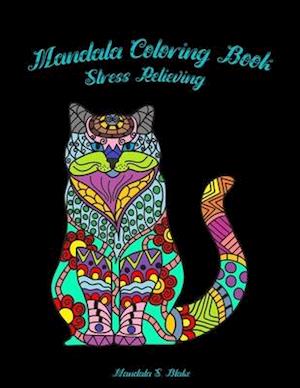 Mandala Coloring Book: Stress Relieving for Adults/ Cat Mandala Coloring Book/Animals Coloring Book/Relaxation Book