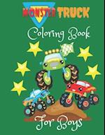MONSTER TRUCK COLORING BOOK FOR BOYS: MONSTER TRUCK Coloring Book For Kids (BEAUTY EASY) 