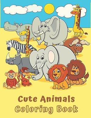 Cute Animals Coloring Book