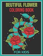 Beutiful Flower Coloring Book for Kids