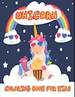 Unicorn Coloring Book for Kids: Magical Unicorn Coloring Book for Kids Aged 4-8 with Amazing and Unique Designs of Unicorns, Rainbows and Much More! 