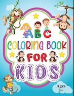 ABC Coloring Book for Kids: Animals Alphabet Coloring Book with The Learning Bugs | Activities for Preschoolers Ages 3+ | Learn Letters And Color Them