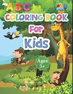 ABC Coloring Book for Kids: ABC Coloring Book for Kids Ages 3+ | Shapes to color and learn | Kids coloring activity books | ABC Activities for Prescho