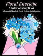 Floral Envelope Adult Coloring Book