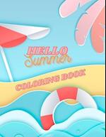 Hello Summer Coloring Book