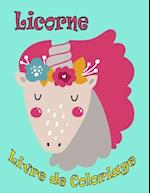 Licorne Livre de coloriage