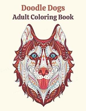 Doodle Dogs Adult Coloring Book