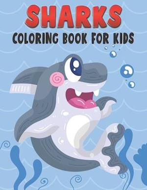 Sharks Coloring Book For Kids