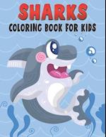 Sharks Coloring Book For Kids