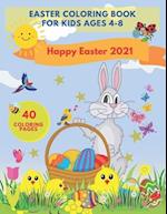 Easter Coloring Book for Kids Ages 4-8