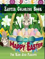 Easter Coloring Book For Kids And Parents 'Happy Easter': 22 Easter Coloring Pages For All Ages 