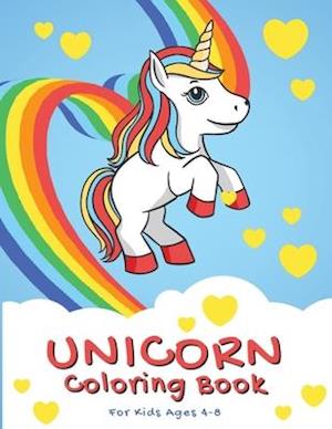 Unicorn Coloring Book For Kids Ages 4-8