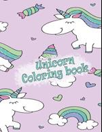 Unicorn Coloring book : Kids Ages 4-8; Cute Coloring Pages for Tweens, Kids & Girls, With Unicorns Designs 