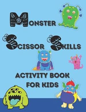 Monster Scissor Skills Activity Book for Kids