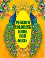 Peacock Coloring Book For Girls