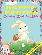 Happy Easter Coloring book for kids. : For children aged 6-12 or beyond. 