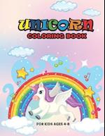 UNICORN COLORING bOOK FOR KIDS AGES 4-8