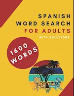 Spanish Word Search for Adults