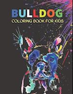 Bulldog Coloring Book For Kids