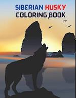 Siberian Husky coloring book
