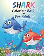Shark Coloring Book For Adult