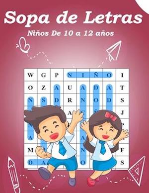 Sopa de Letras Niños De 10 a 12 años