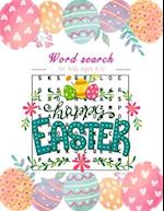 Happy Easter word search for kids ages 8-12: Keep you child's brain sharp while having fun. Great gift idea . 