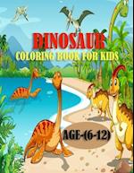 Dinosaur Coloring Book For Kids, Age(6-12)