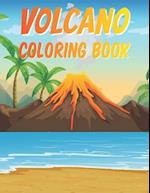 Volcano Coloring Book 