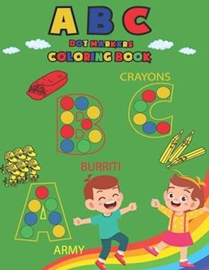 ABC Dot Markers Coloring Book