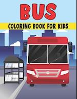 Bus Coloring Book For Kids