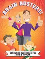 Brain Busters Education Work Book For Kids And Adults