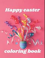 Happy Easter coloring book